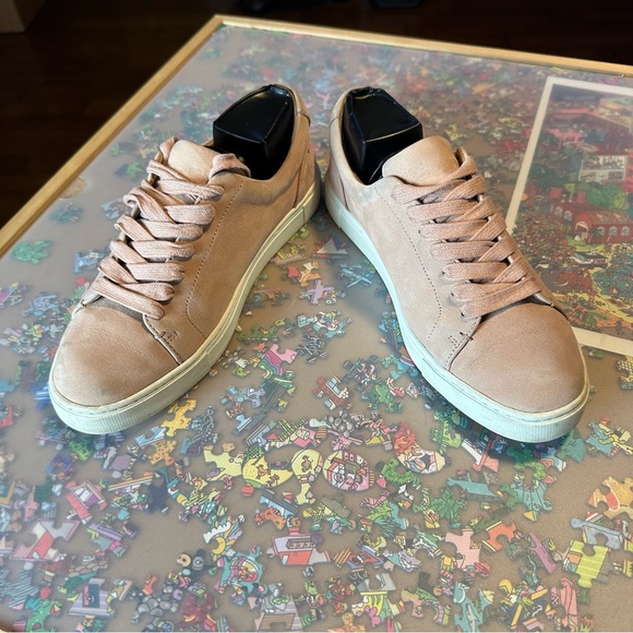 Frye Leather Sneakers in Light Blush - Picture 5 of 10